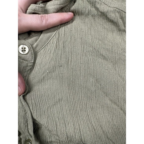 Torrid Green Size 4 Top Button Down Long Sleeve - Picture 6 of 7